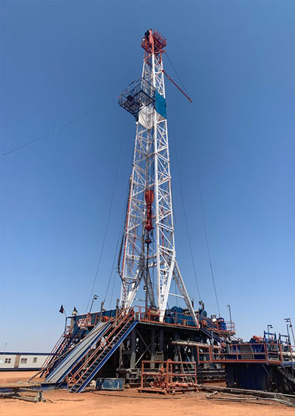 oil well in Texas oil field